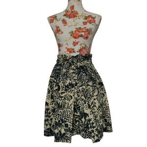 Anthropologie Corey Lynn Calter Womens Skirt Size 6 Palm Garden Village Pleated